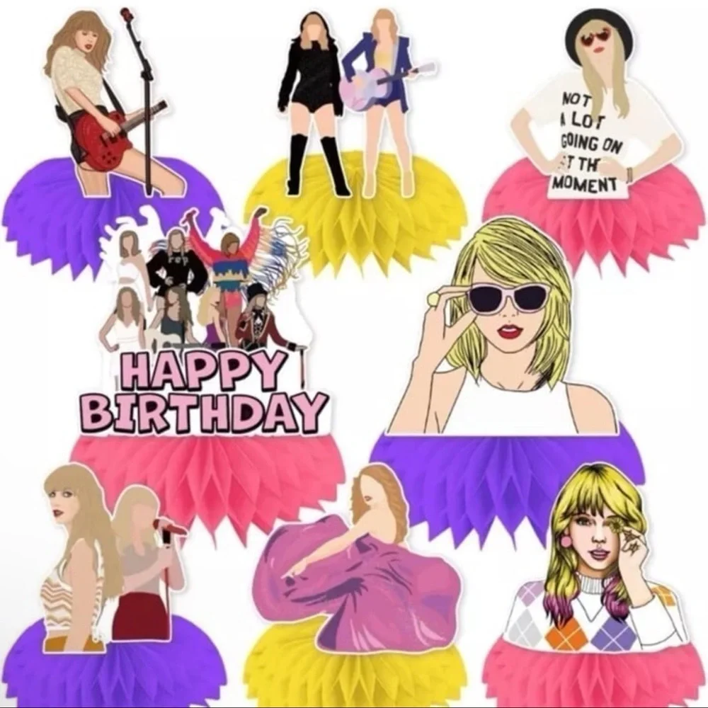 Taylor‎ swift themed full package birthday party supplies & goodies!